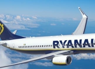 Ryanair – Nowe połączenie z Londyn Stansted do Olsztyn Mazury