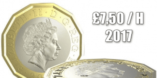 Kwiecień 2017 – Minimalna krajowa w Anglii £7.50 na godzinę!