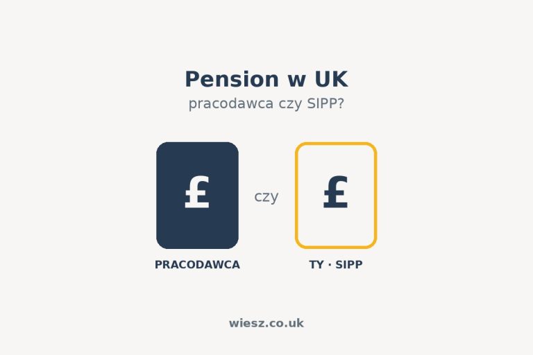 Pension od pracodawcy czy SIPP – dwa konta emerytalne w UK